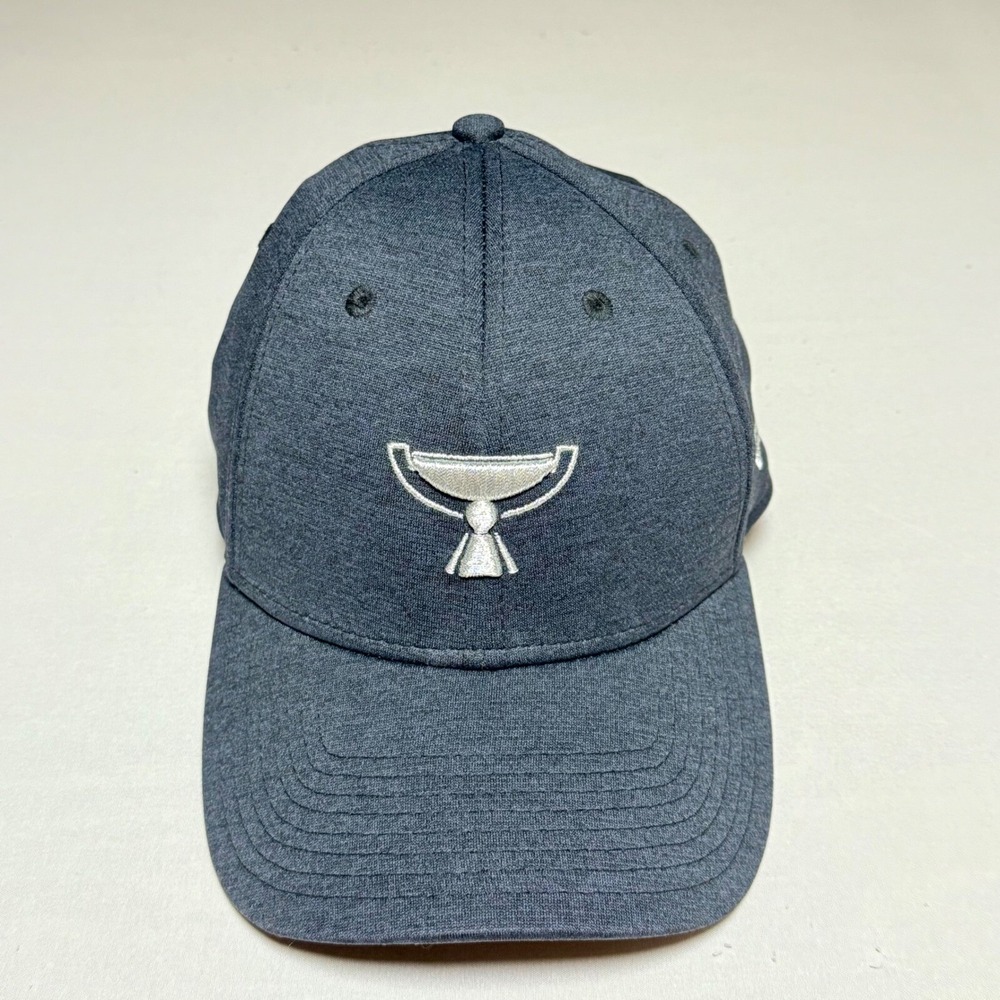 East Lake FedExCup New Era 39THIRTY Men‎ Heather Navy Blue Fit Golf Hat - Picture 2 of 7